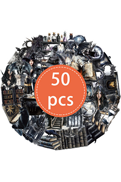 Choice 50 قطعة - TZ-261 حزمة ملصقات سحرية شفافة من البولي إيثيلين تيرفثالات (...