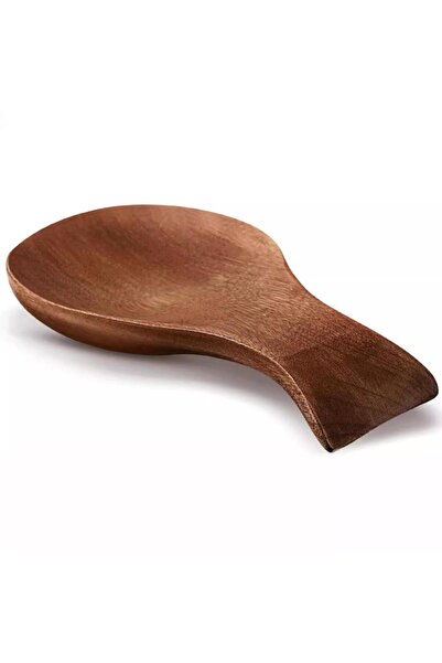 Choice1 Brown Wooden Spoon Rack Household And Commercial Spoon Tray Wooden Sp...