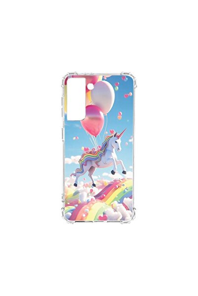 bestcase Husa Antișoc 1.5MM, Compatibilă cu Samsung Galaxy S21, Model magic, ...