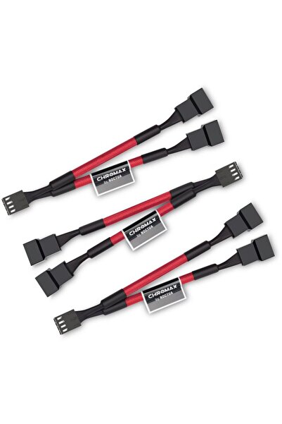 Noctua 4 pini - 4 pini x2, 0,3m, Roșu (na-Syc1.red)
