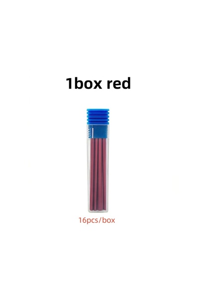 Choice1 1box red 16pcs/Box 2.8mm 2B Solid Carpenter Pencil Replaceable Lead, ...