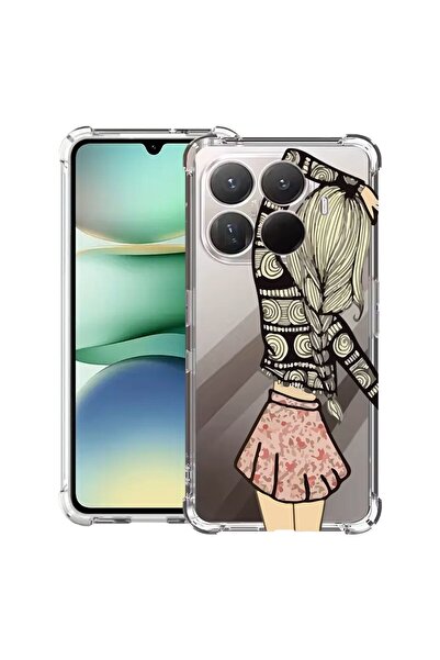 bestcase Husă Antișoc Compatibilă cu Xiaomi 15T Pro, cu Design Girl Friend, C...