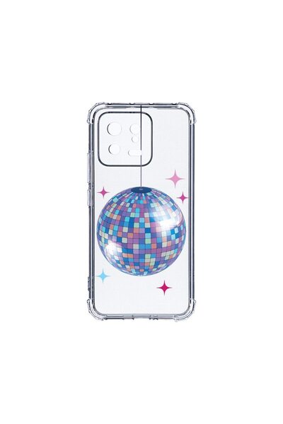 bestcase Противоударен калъф 1.5ММ, съвместим с Xiaomi 13, Диско топка, Ударо...