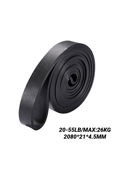 Choice6 Black(20-55LB) 1/5Pcs Tpe Elastic Band Resistance Strength Training S...