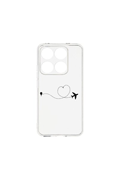 bestcase Husa pentru Xiaomi 14T, BestCase¬Æ Clear Silicon 2MM, Love To Travel...