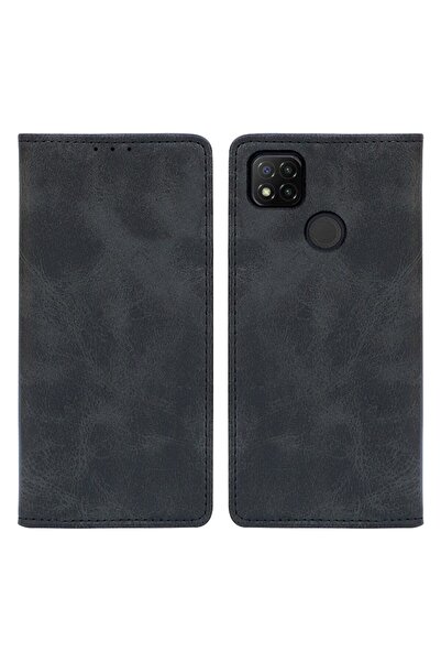 Sonique Θήκη Πορτοφόλι Vintage Magnet Wallet Xiaomi Redmi 9C Μαύρο