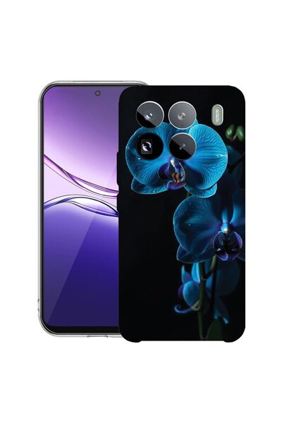 bestcase Прозрачен тънък силиконов калъф, съвместим с Xiaomi 15 Pro, Синя орх...