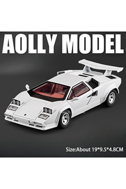 Choice4 LP500S White 1:24 Countach LP500S REVUELTO Model Toy Supercar Alloy D...