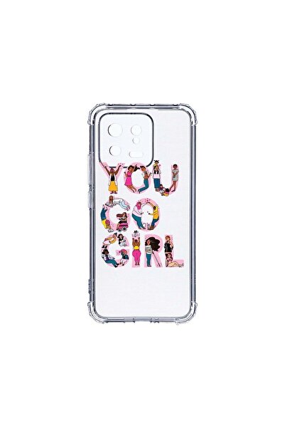 bestcase Противоударен калъф 1.5ММ, съвместим с Xiaomi 13, Girl Power, 1.5ММ,...