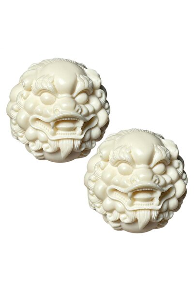 Choice A 2pcs Wood Baoding Balls Brave Troops Massage Supplies Health Hand Ex...