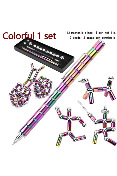 choice2 Colorful 1 set 1pcs Creative Magnetic Stress Relief Pen Multifunction...