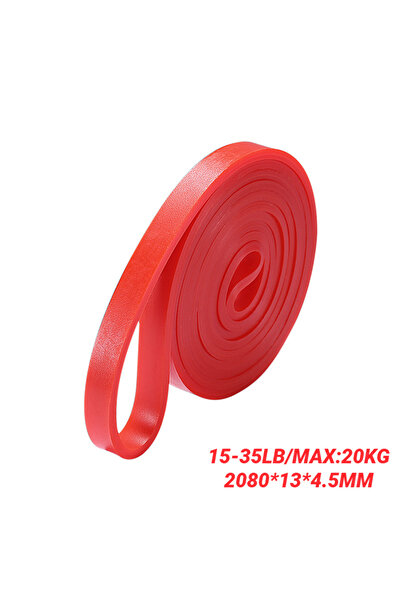 Choice5 Red(15-35LB) 1/5Pcs Tpe Elastic Band Resistance Strength Training Spo...