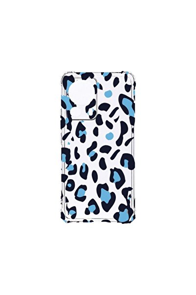 bestcase Противоударен калъф 1.5ММ, съвместим с Xiaomi 13 Lite, син леопардов...