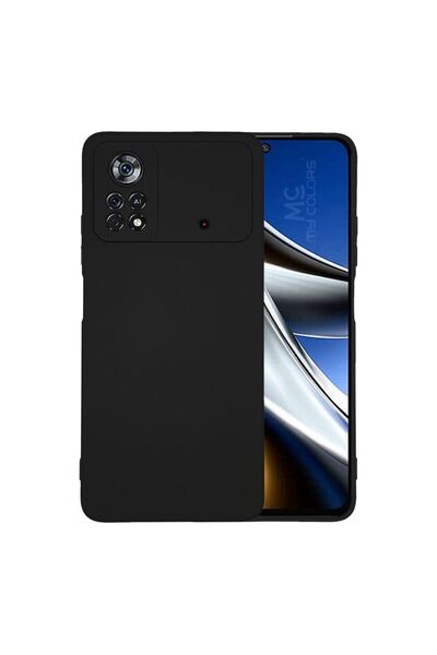 Sonique Θήκη Σιλικόνης My Colors Xiaomi Poco X4 Pro 5G Μαύρο