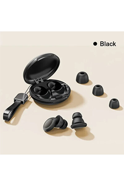 Choice black Silicone Earplugs for Swimming Sleep Noise Cancel Noise Reductio...