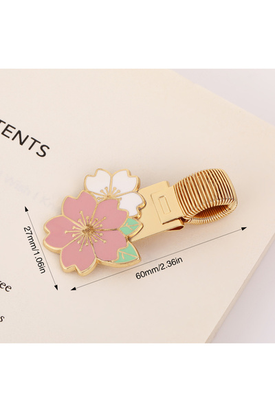 Choice1 S2 1Pc Daisy Flower Metal Pen Holder Clips Portable Paper Fix Clips J...