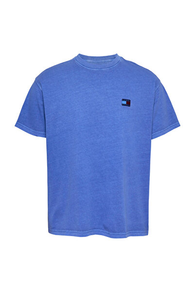Tommy Hilfiger Tricou bărbătesc cu mânecă scurtă, cu emblemă țesută, croială ...