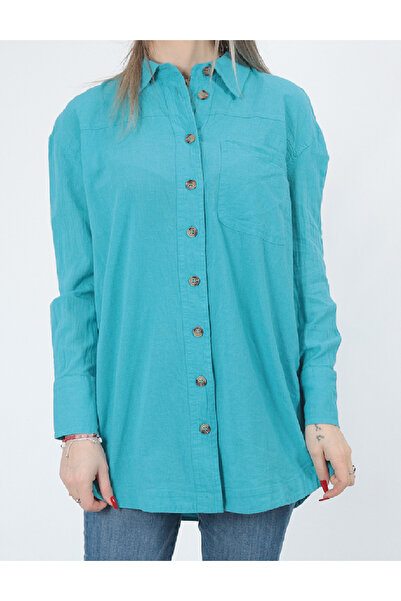 Evendi Oversized Shirt, Blue