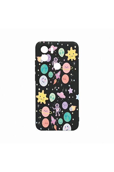 bestcase Калъф, съвместим с Xiaomi Redmi A1 Plus, Вселена, Планети, НЛО, Усто...