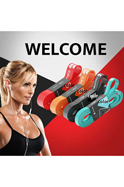 choice2 BlueBlack Orange Red Resistance elastic band for men's and women's st...