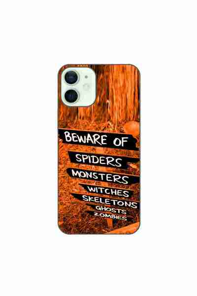 OEM Husa compatibila cu Apple iPhone 12 Mini Silicon Gel Tpu Model Halloween ...
