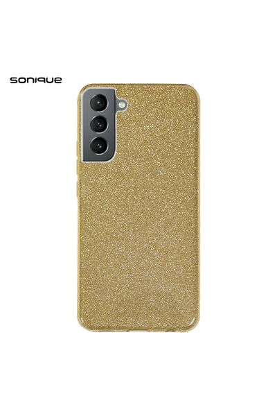 Sonique Θήκη Σιλικόνης Shiny Samsung Galaxy S22 Plus Χρυσό