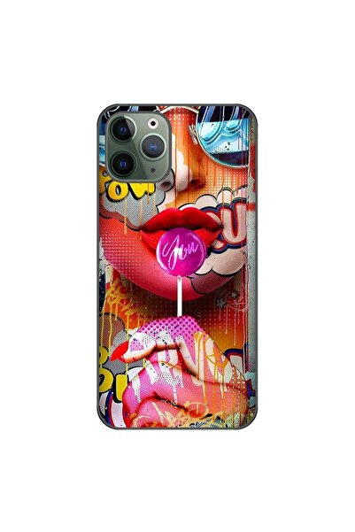 OEM Husa compatibila cu Apple iPhone 11 Pro Max Silicon Gel Tpu Model Pop Art...