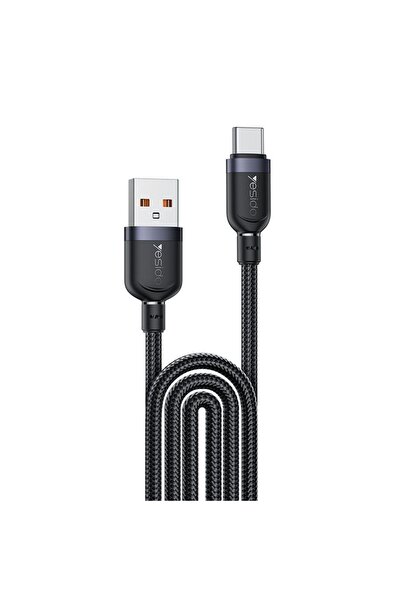 Yesido Καλώδιο CA134C Braided USB-A σε Type-C 18W 3m Μαύρο
