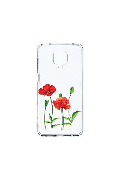 bestcase Διαφανής Θήκη Σιλικόνης 2MM, Συμβατή με Xiaomi Redmi Note 9S, Κόκκιν...