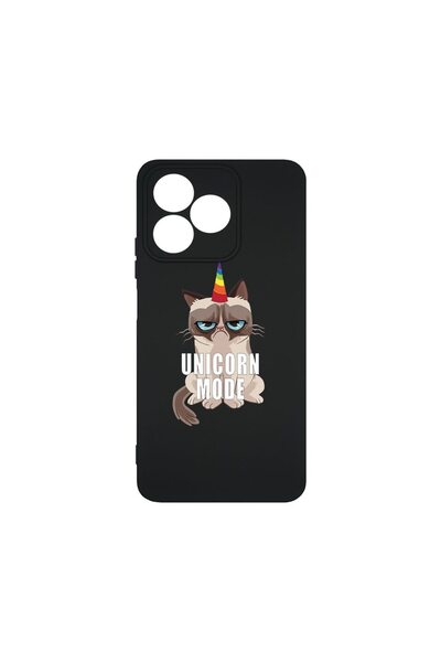 bestcase ¬Æ Husa Premium Silicon, Compatibila Cu Xiaomi Redmi 13, Grumpy Unic...