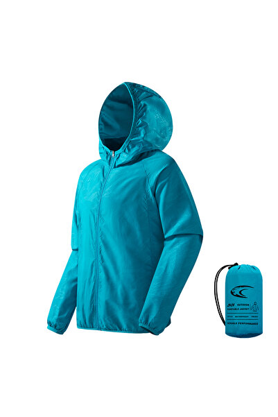 Choice23 M Unisex Sky Blue JNLN Men Women Hiking Jacket Waterproof Quick Dry ...