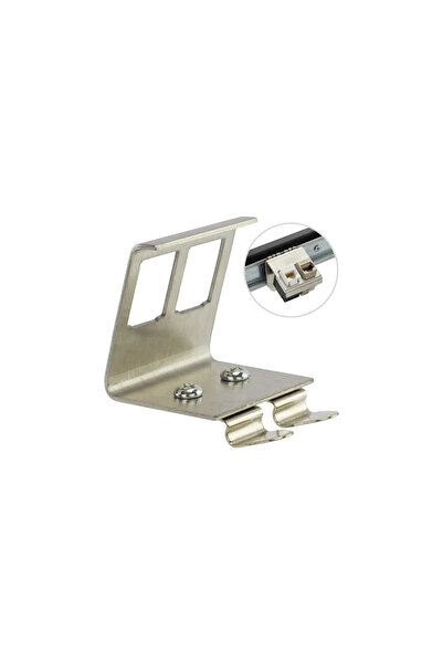 Alantec Adaptor de montare pe șină DIN pentru Keystone (TH-35) 2x Modul Keyst...
