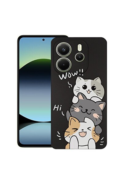 bestcase ¬Æ Husa Slim Silicon pentru Xiaomi Redmi Note 14 5G, Cat Wow, 202287...