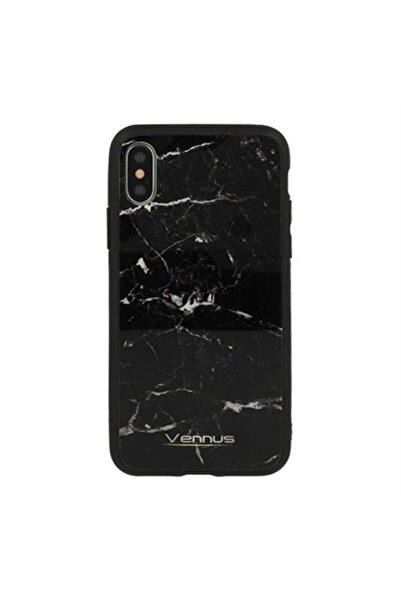 Samsung Θήκη Marble Glass Vennus Galaxy A6 Μαύρο
