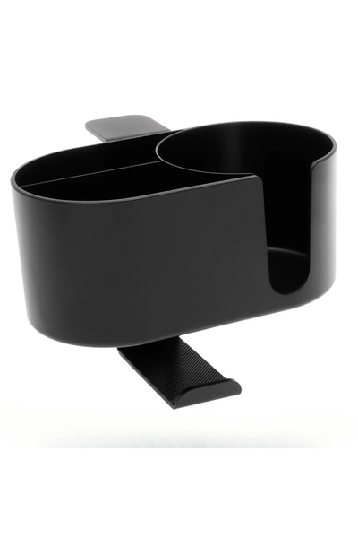 Choice Black 4 in 1 Desk Cup Holder Headphone Hanger Universal Adjustable Lea...