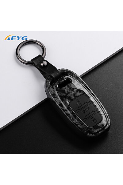 Choice4 FCarbon Set1 Car ABS Key Case Cover Shell For Audi A1 A3 8V A4 B8 B9 ...