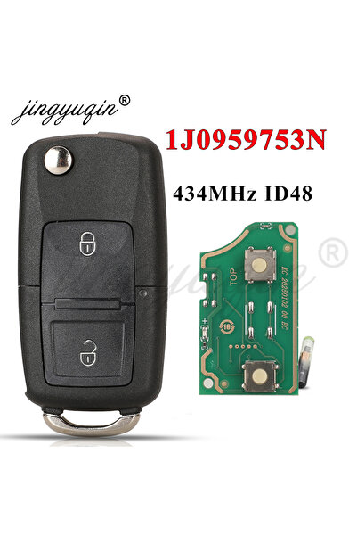 Choice3 for Seat 433Mhz ID48 Key Jingyuqin 1J0959753N Remote Car Key 433Mhz I...