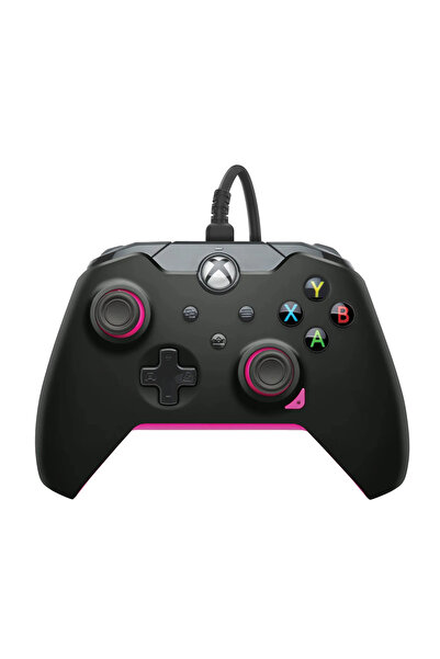 Pdp Controler cu fir - Fuse Black (negru/roz, pentru Xbox Series X) | S, Xbox...