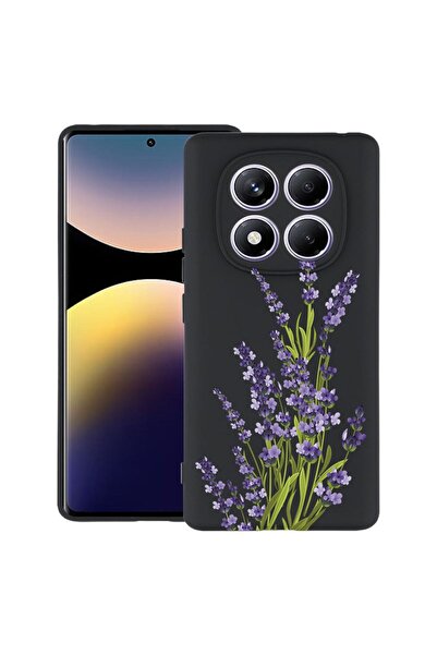 bestcase Θήκη TPU με σχέδιο λουλουδιών - Πρεσαριστή λεβάντα, λεπτή και άνετη,...