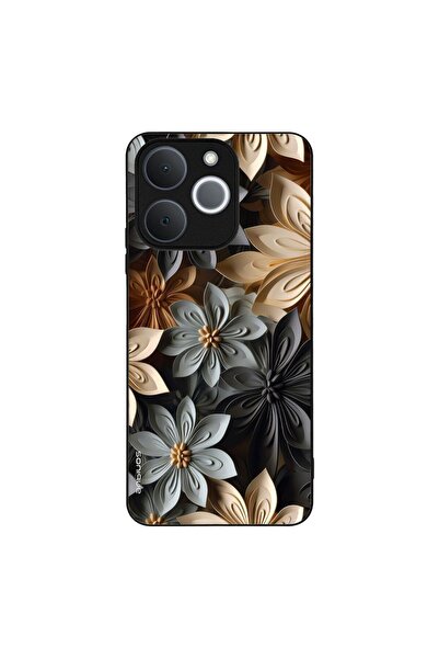 Sonique Θήκη 3D Flower Series για Realme Note 70T 4G Γκρι