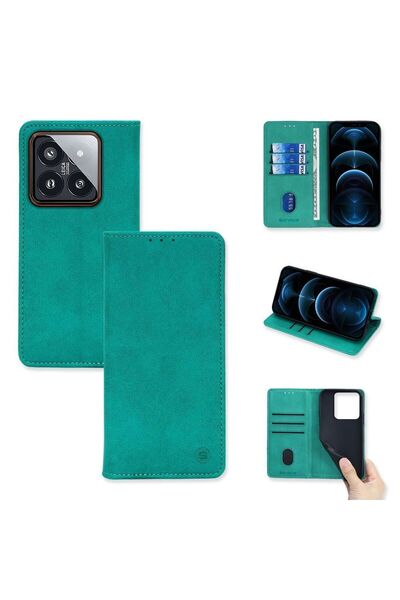 Sonique Θήκη Πορτοφόλι Vintage Magnet Wallet Xiaomi Xiaomi 14 Pro Βεραμάν