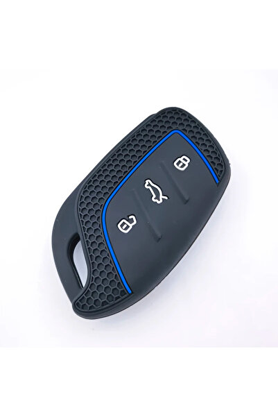 Choice1 Blue 3 Buttons Silicone Remote Key Cover Case Fob for MG 4 2023 Mg4 E...