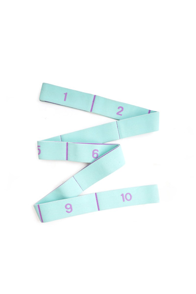 Choice4 10 grids-Blue Multi Stage Yoga Stretch Band Latin Dance Stretch Band ...