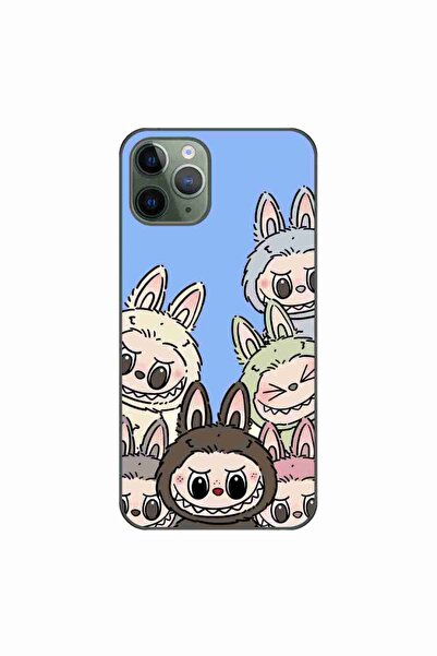 OEM Husa compatibila cu Apple iPhone 11 Pro Max Silicon Gel Tpu Model Labubu ...
