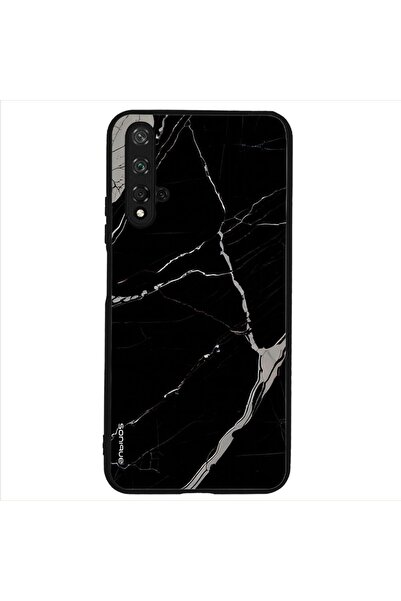 Sonique Θήκη Marble Series για Honor 20 / Nova 5T Μαύρο