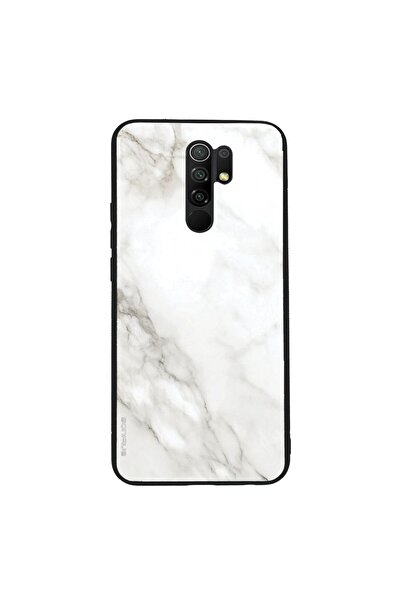 Sonique Θήκη Marble Series για Xiaomi Redmi 9 Λευκό