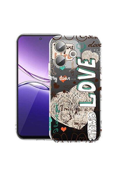 bestcase ¬Æ Husa pentru Xiaomi Redmi 13x / Poco M6 4G cu Design Love, Clear S...