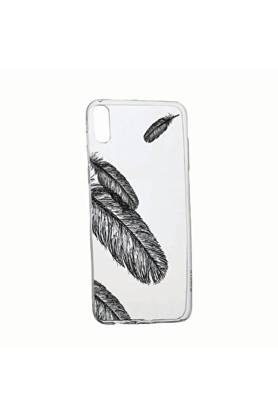 bestcase Husa Silicon Compatibila Cu Xiaomi Redmi 9AT, Feathers BW, rezistent...