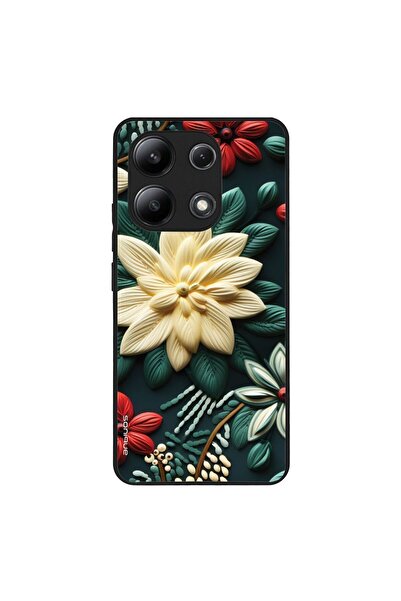 Sonique Θήκη 3D Flower Series για Xiaomi Redmi Note 13 4G Πράσινο