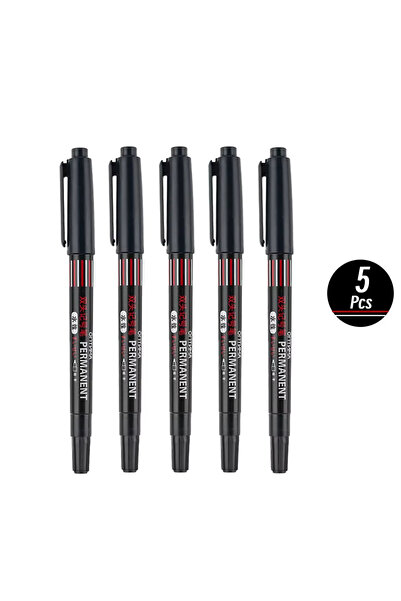 Choice9 5 black 20Pcs/Set Black/Blue/Red Double Tip Markers For Metal Pen Wat...
